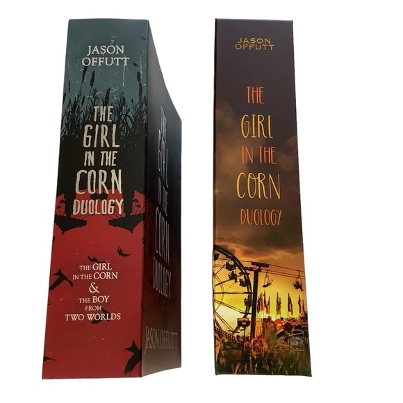 Jason Offutt The Girl In The Corn Duology Hardcover Signed Sprayed Edges New - Picture 2 of 13